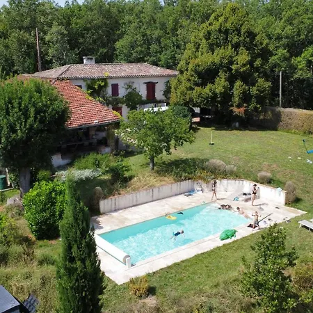 Дом отдыха Maison Littre - Piscine Chauffee - Au Calme Entre Vignes Et Foret Castelnau-de-Montmiral